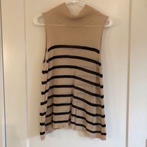 LOFT high neck sleeveless sweater